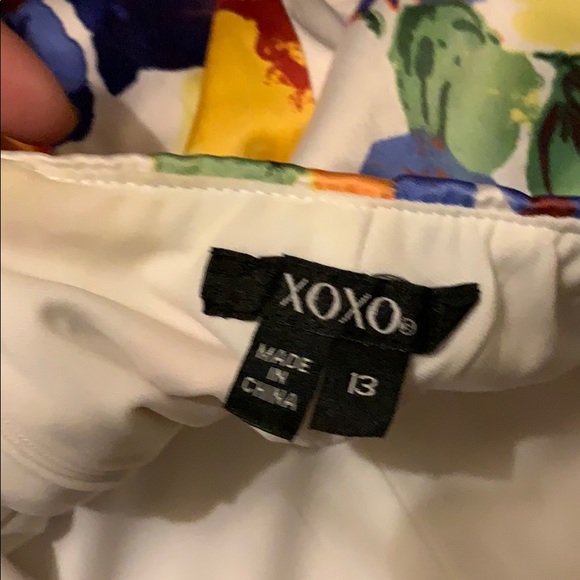 Windsor Xoxo strapless Floral dress  size 13 - Picture 7 of 8